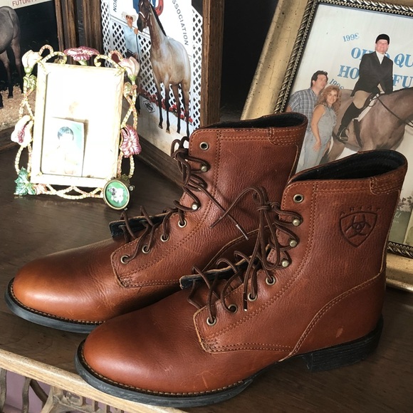 Ariat lace up ropers Clearance
